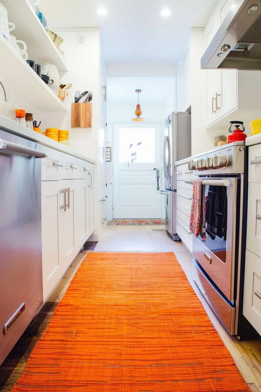 Bold Orange Rug