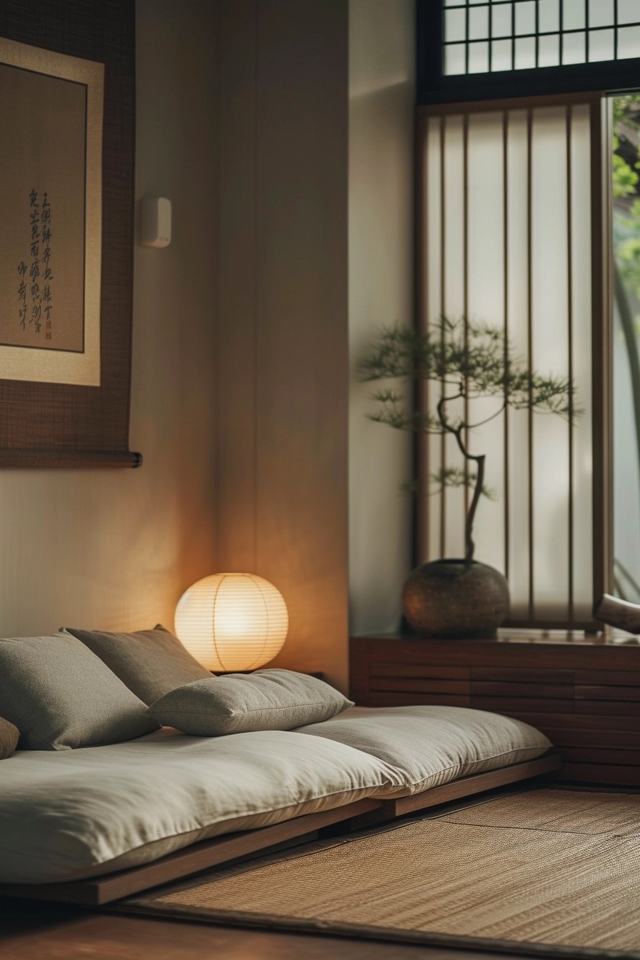 Floor Sofa For Japanese-Inspired Zen