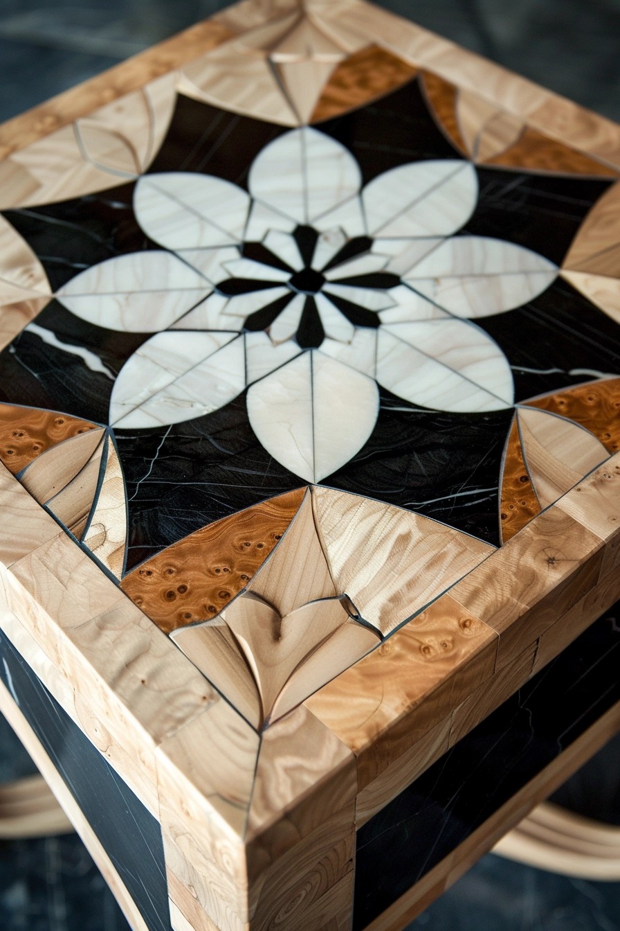 Contact Paper to Create Furniture Inlay Designs