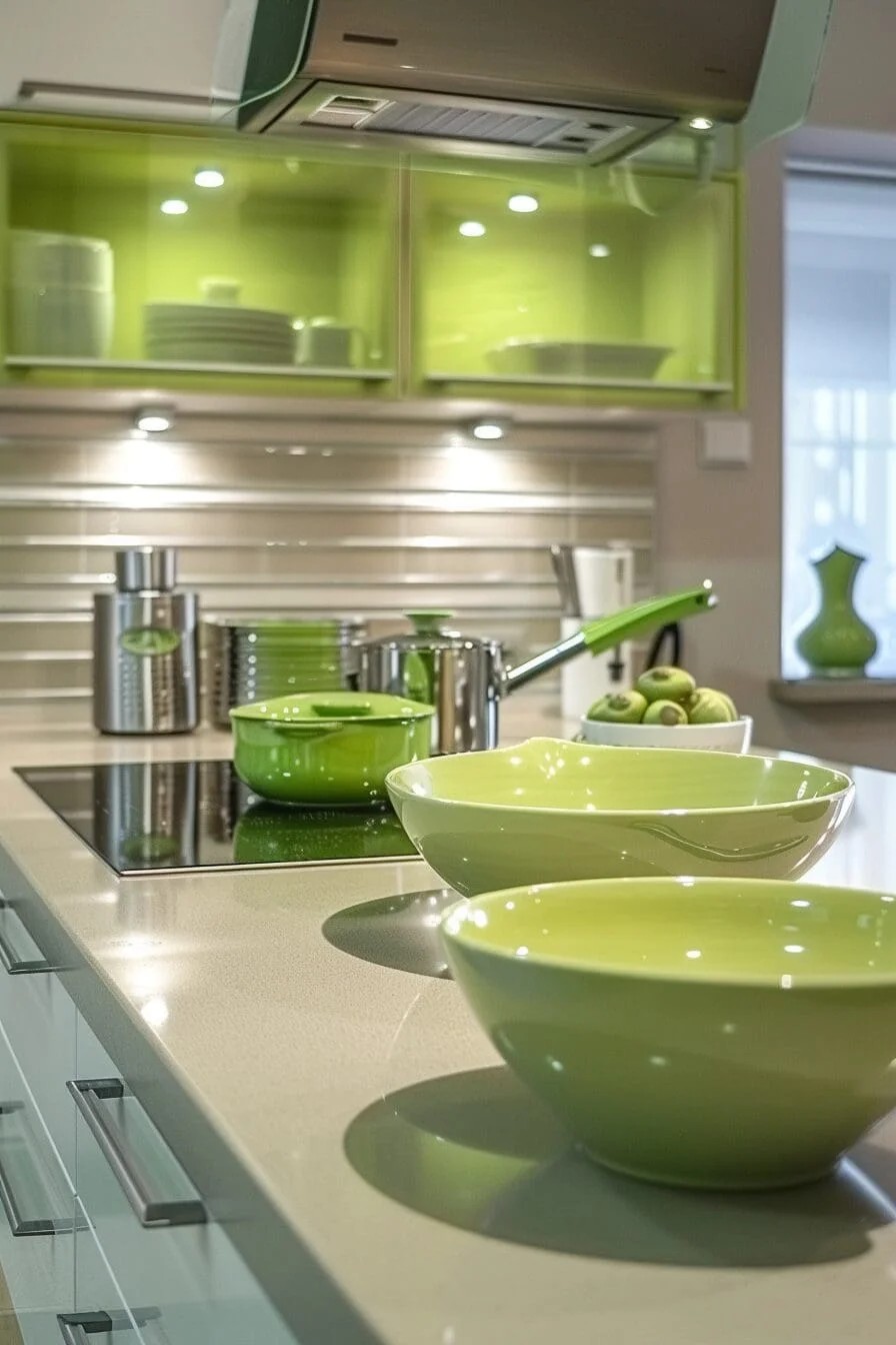 Green Dishware and Cookware