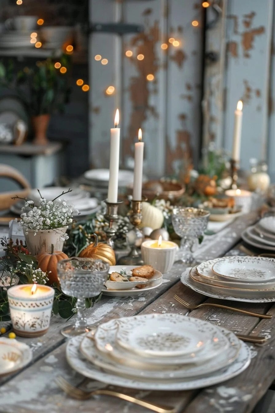 Dining Table Ready for A Dinner Party