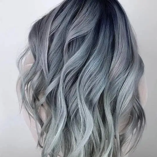 Smoky Silver Hair Color