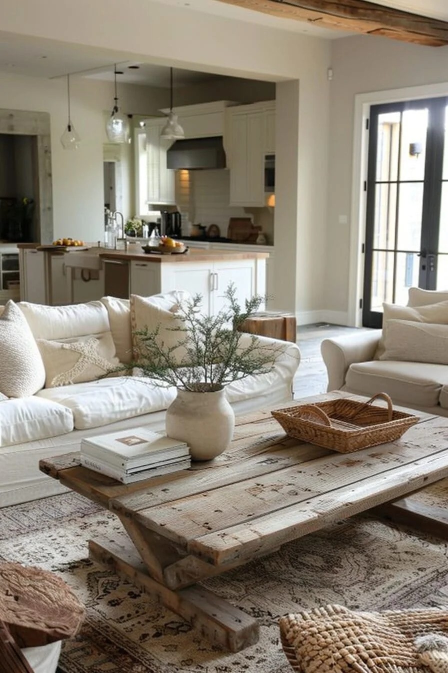 Antique Wooden Coffee Table