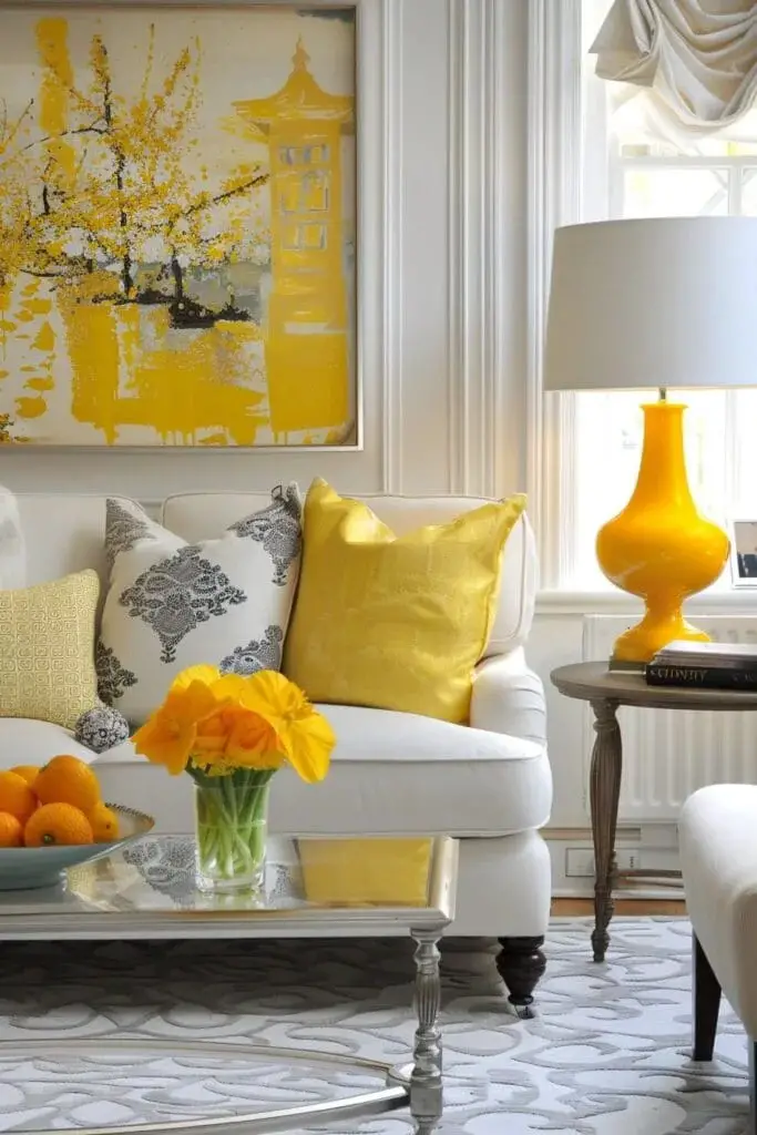 Sunny Yellow Table Lamp