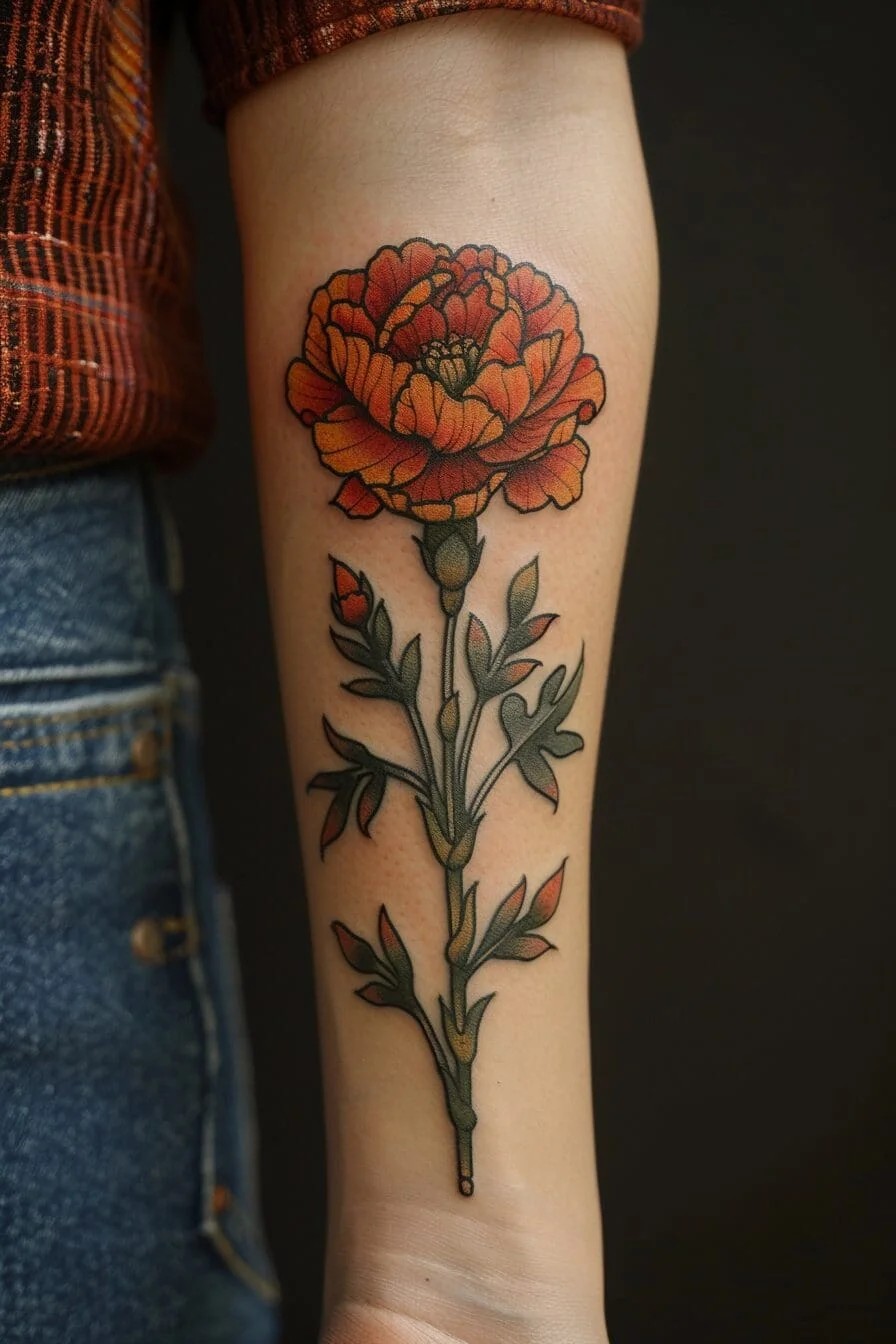 Carnation Tattoo