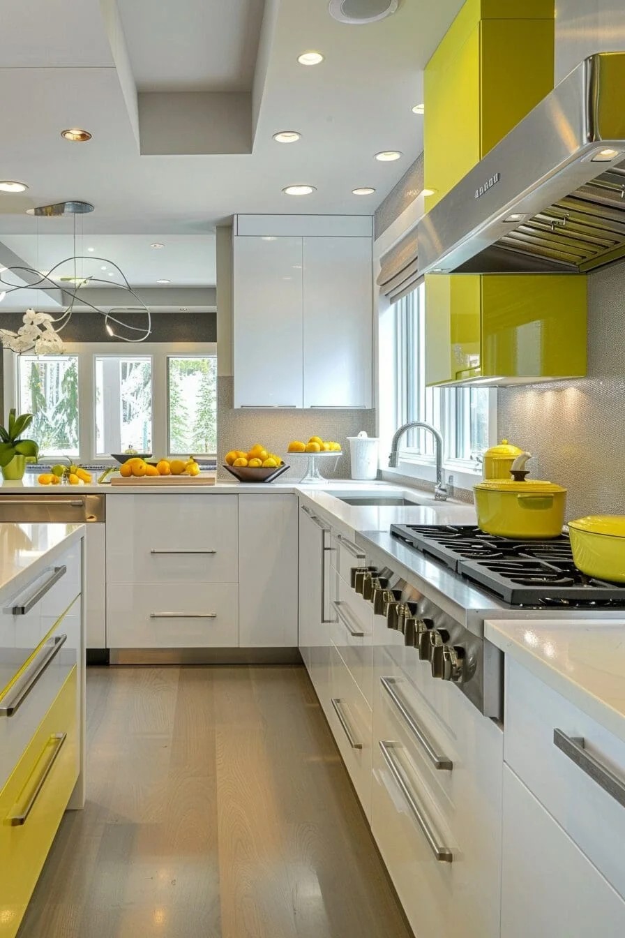 Chartreuse Kitchen Decor Accents