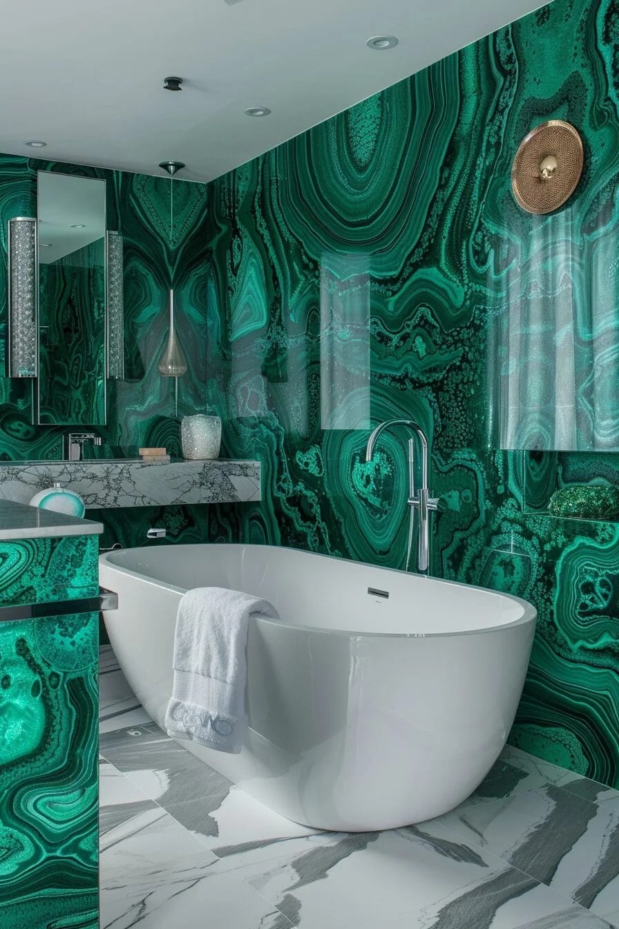 Malachite-Inspired Surfaces