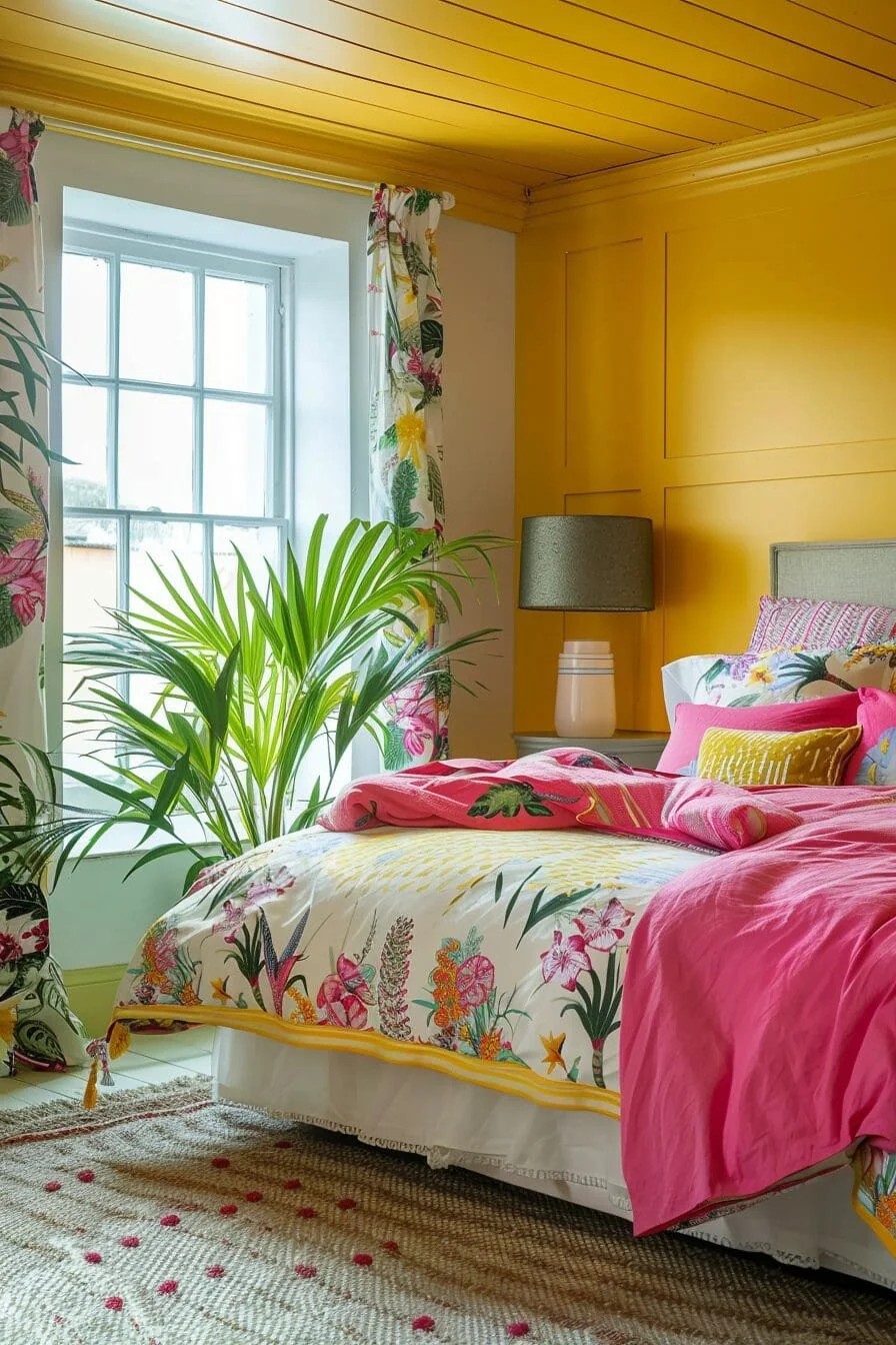 Yellow and Pink Playful Palette