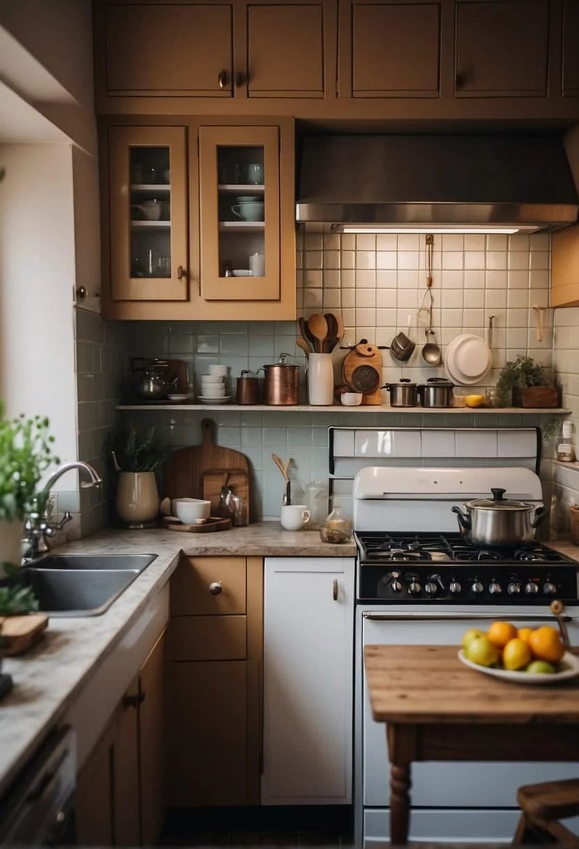 Add Character to Your Small Kitchen with Vintage Decor