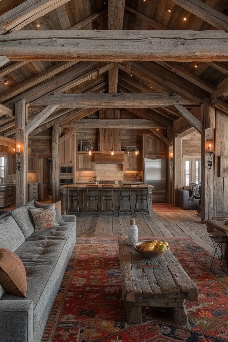 Rustic Wooden Beams