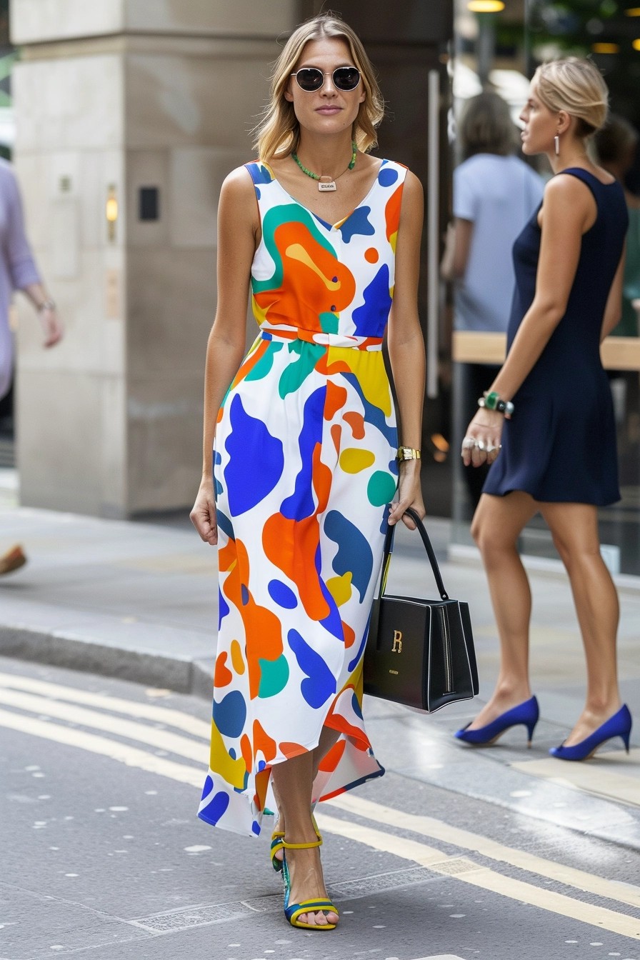 Midi Dress + Sandals