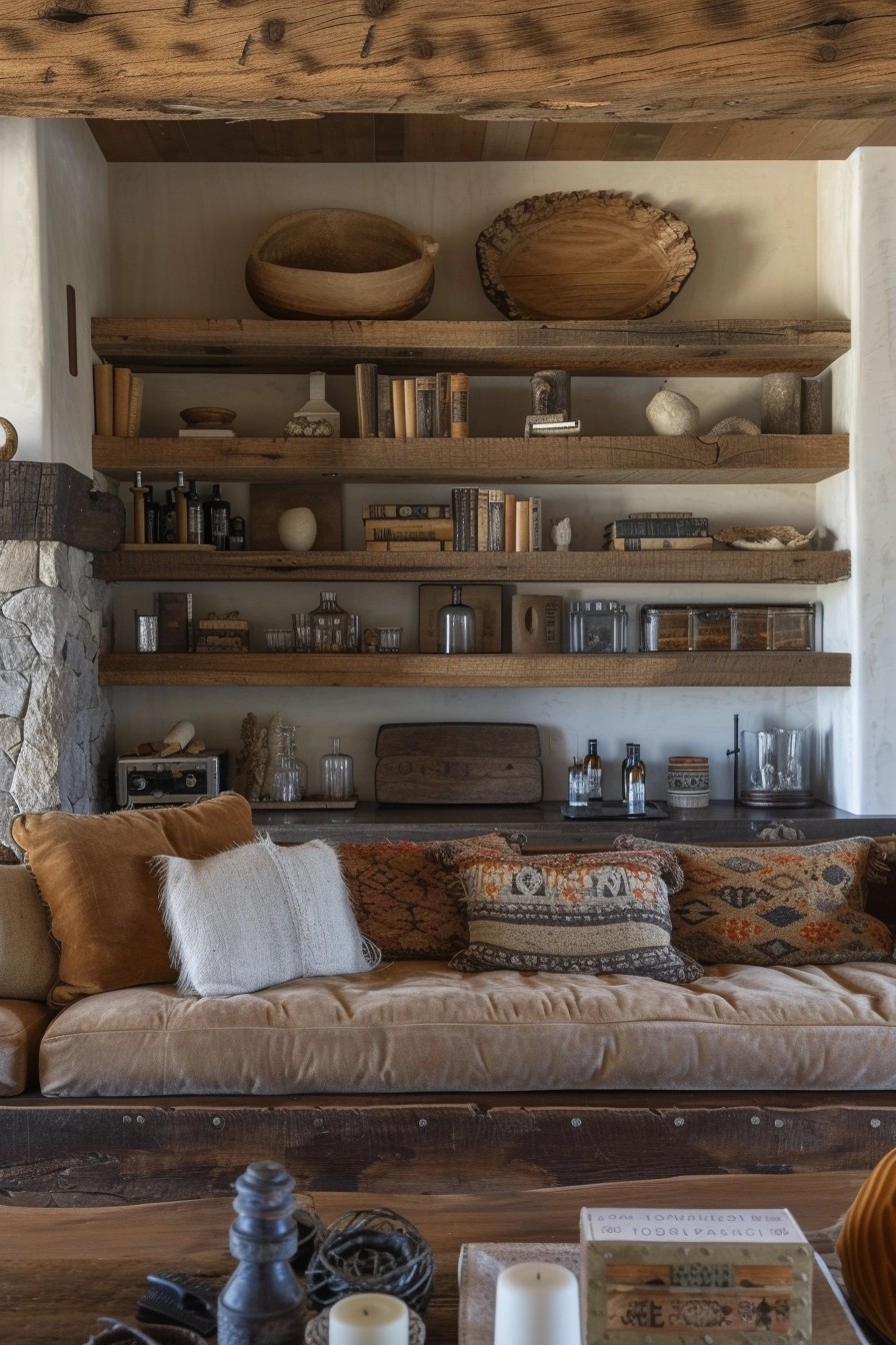 Chunky Wood Shelving