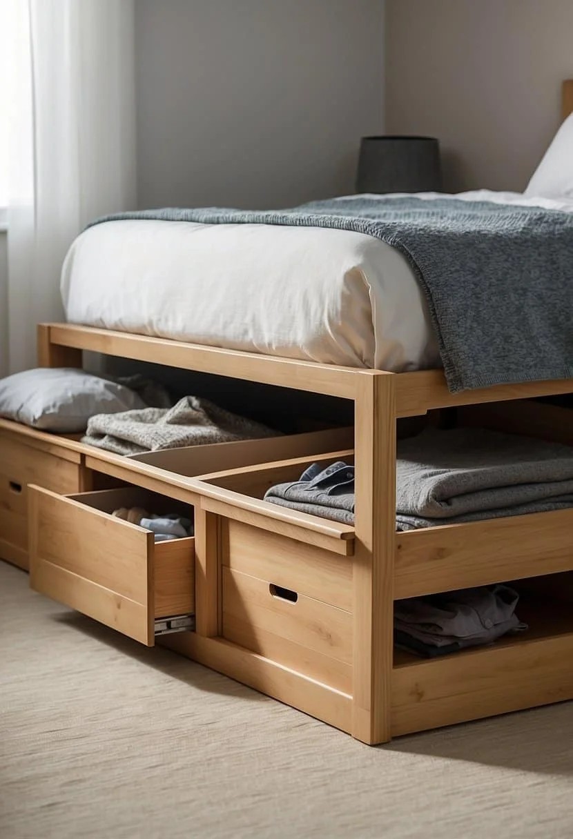 Implement Under-Bed Storage Solutions In Small Spaces