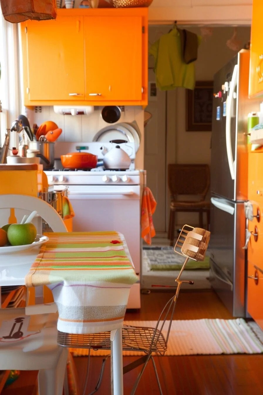 Orange Kitchen Towels