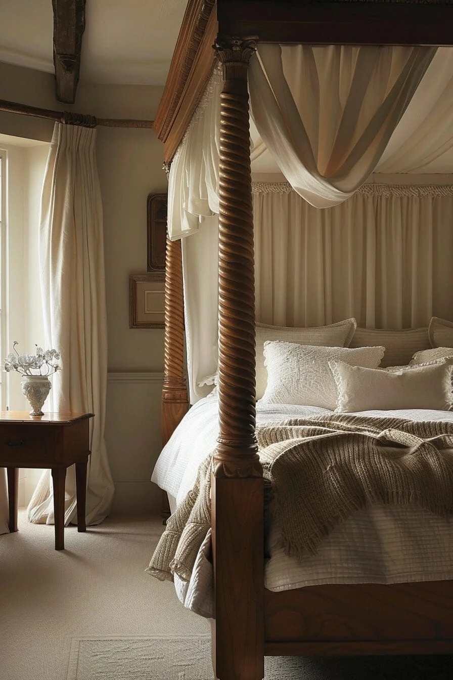 Four-Poster Canopy Bed