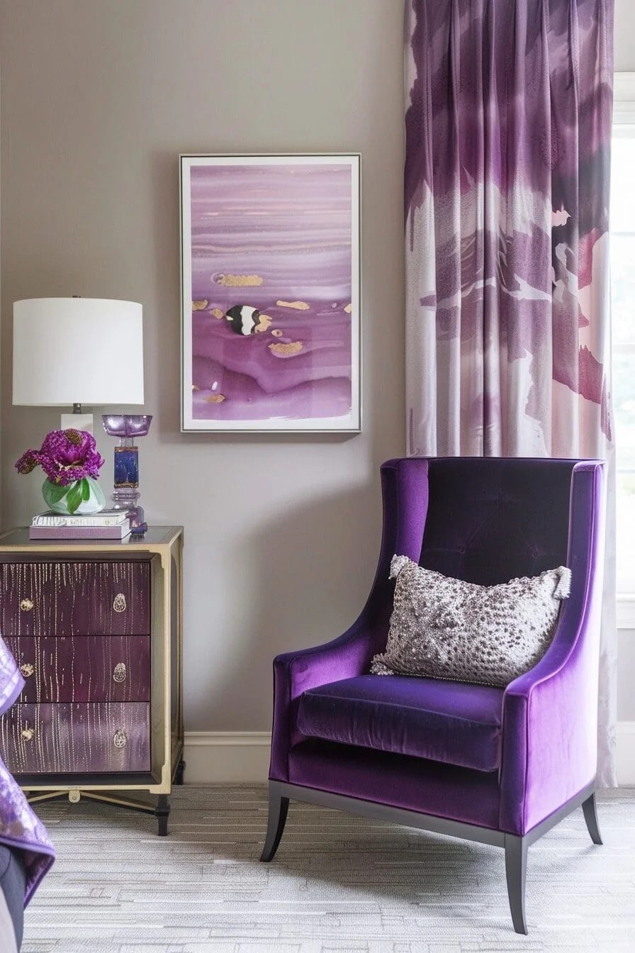 Amethyst Accent Chair