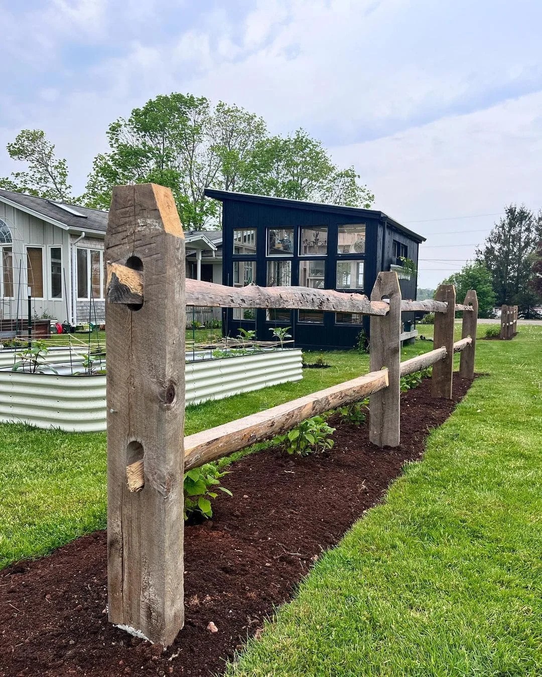 Rustic Split Rail Fence