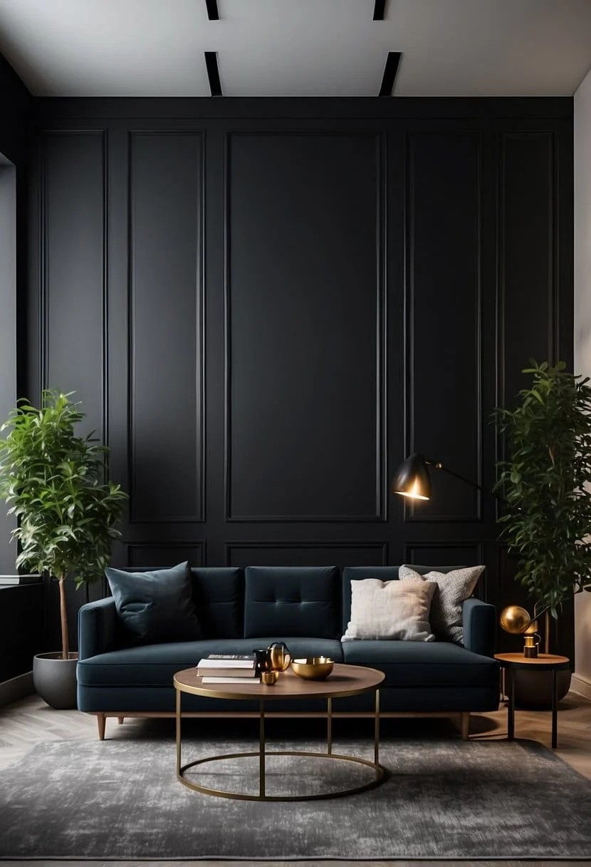 Black Accent Wall