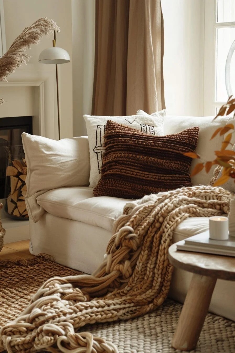 Chunky Knit Throw