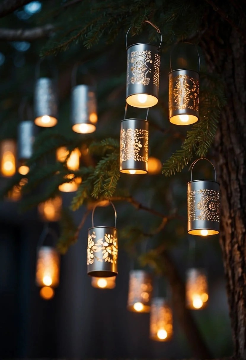 Upcycled Tin Can Lanterns for Earthy Vibes