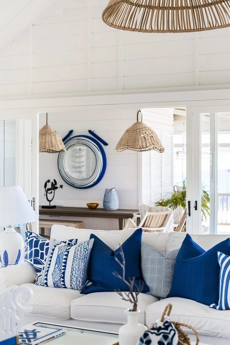 Coastal Blue Pillows