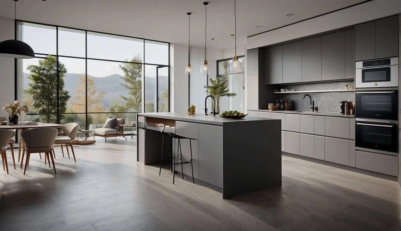 Sophisticated Grey Kitchen Islands