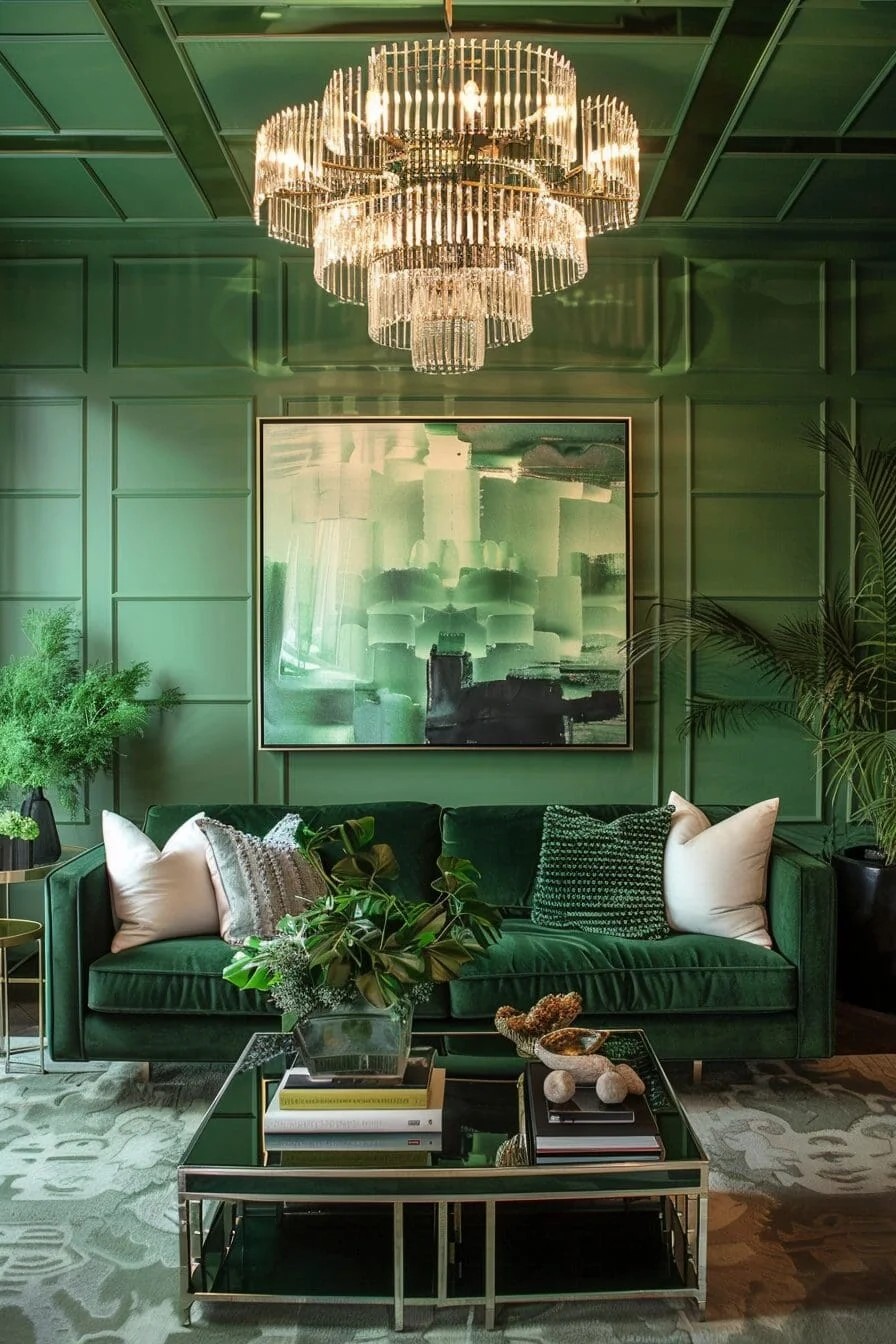 Layered Green Tones