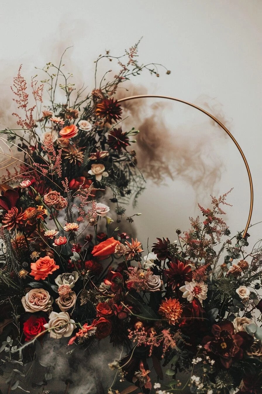 Floral Hoop Backdrop