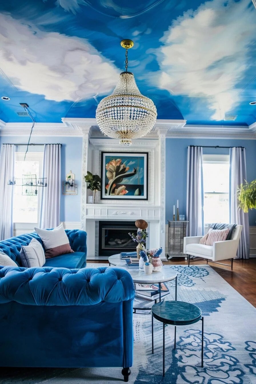 Sky Blue Ceiling