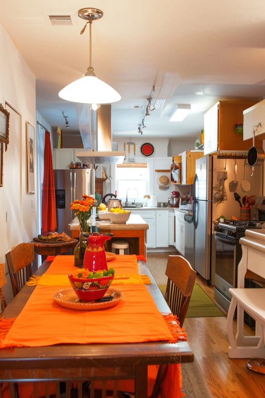 Orange Table Runner