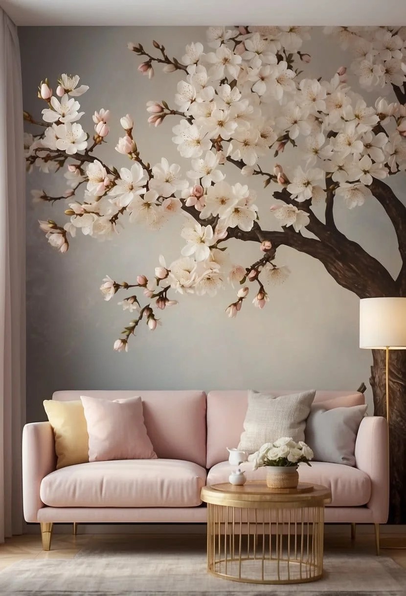 Almond Blossom Wall Mural