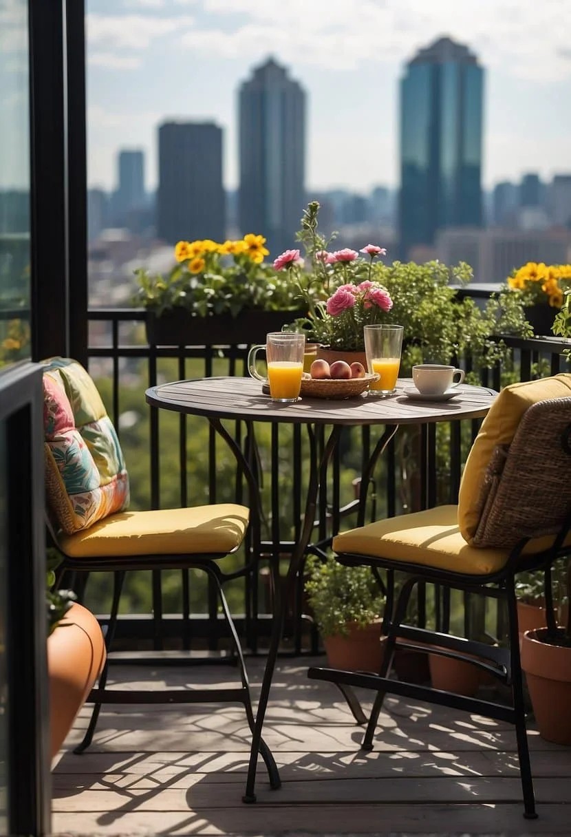 Set Up a Balcony Breakfast Nook