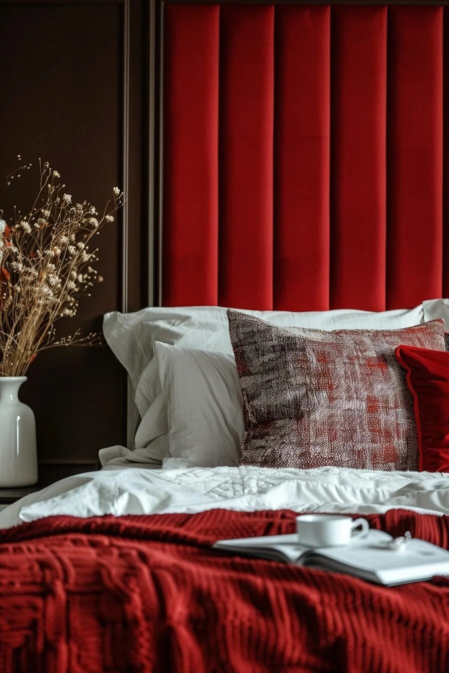 Brick Red Headboard