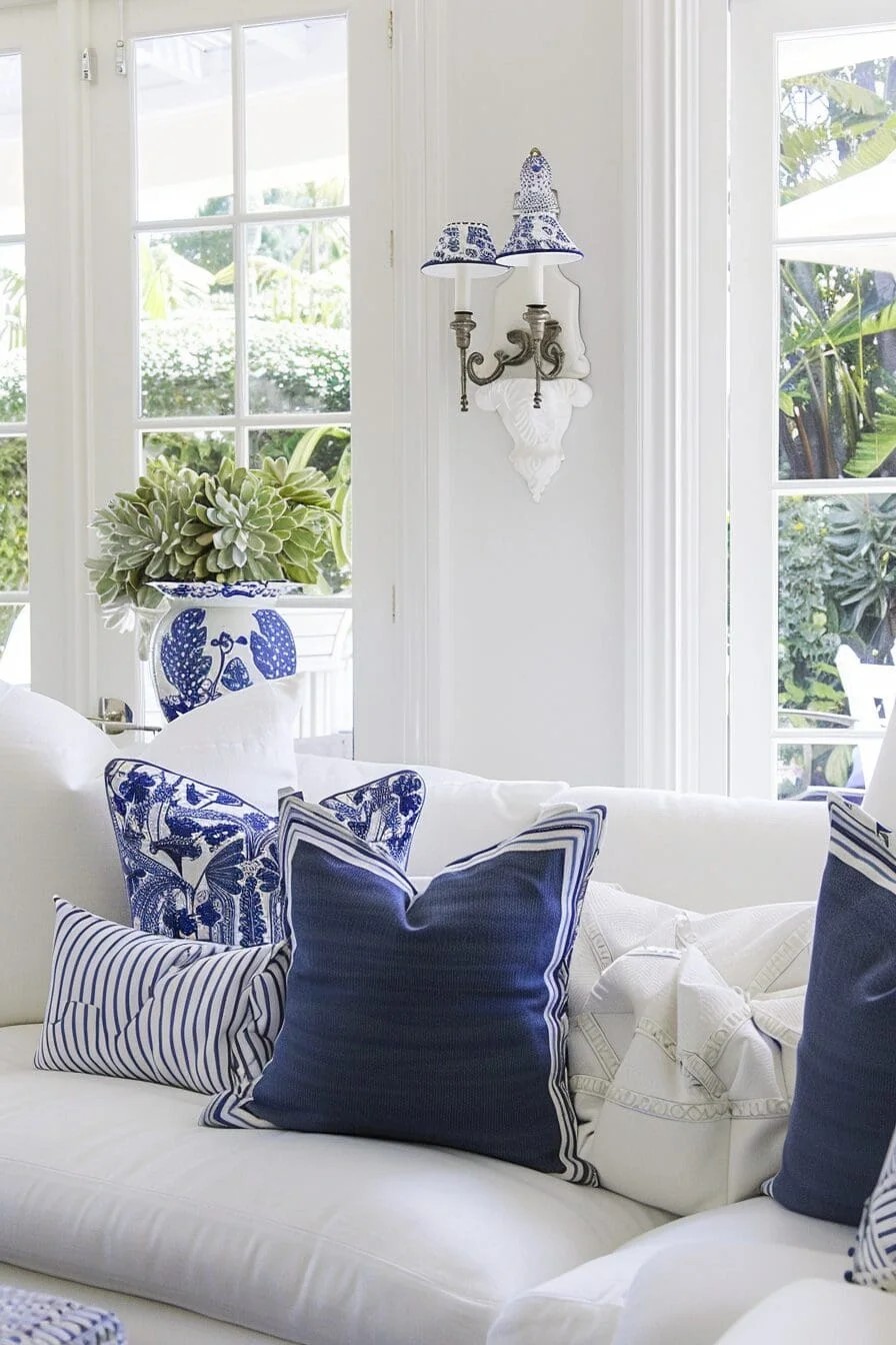 Coastal Blue Pillows