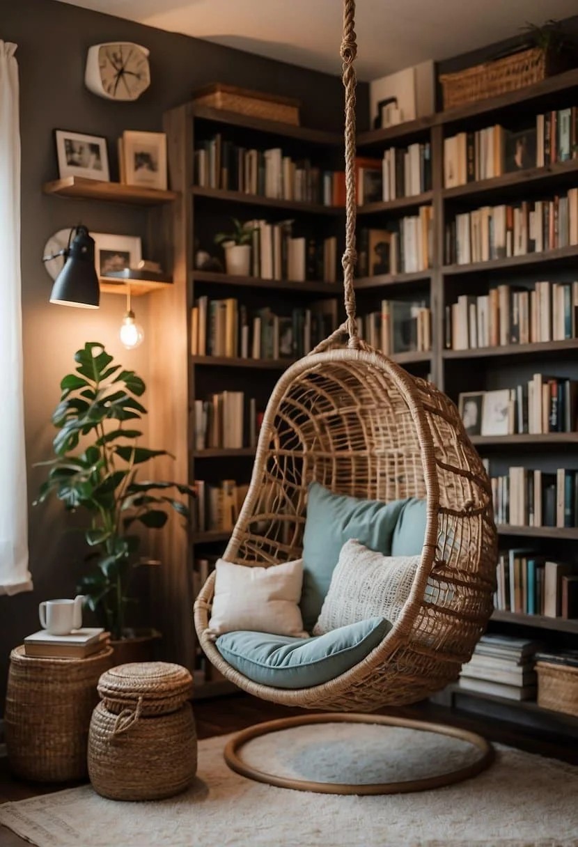 Make a Reading Nook with a Hanging Chair