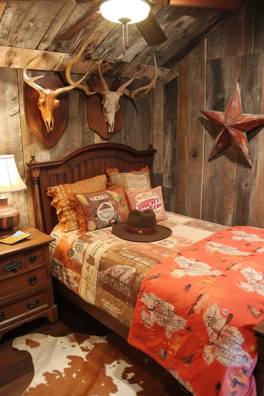 Cowboy Western Bedroom