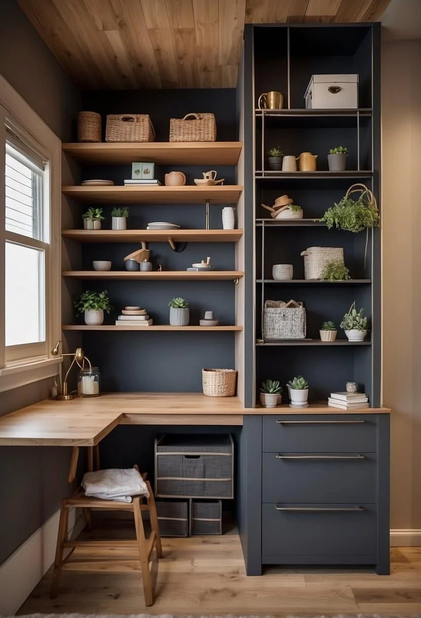 Use Wire Shelves in Closet Nooks