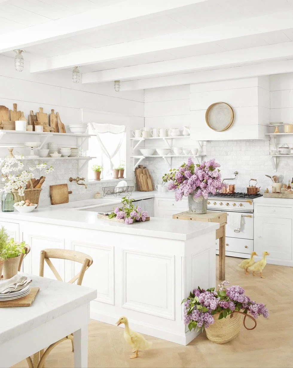 Go with an All-White Kitchen