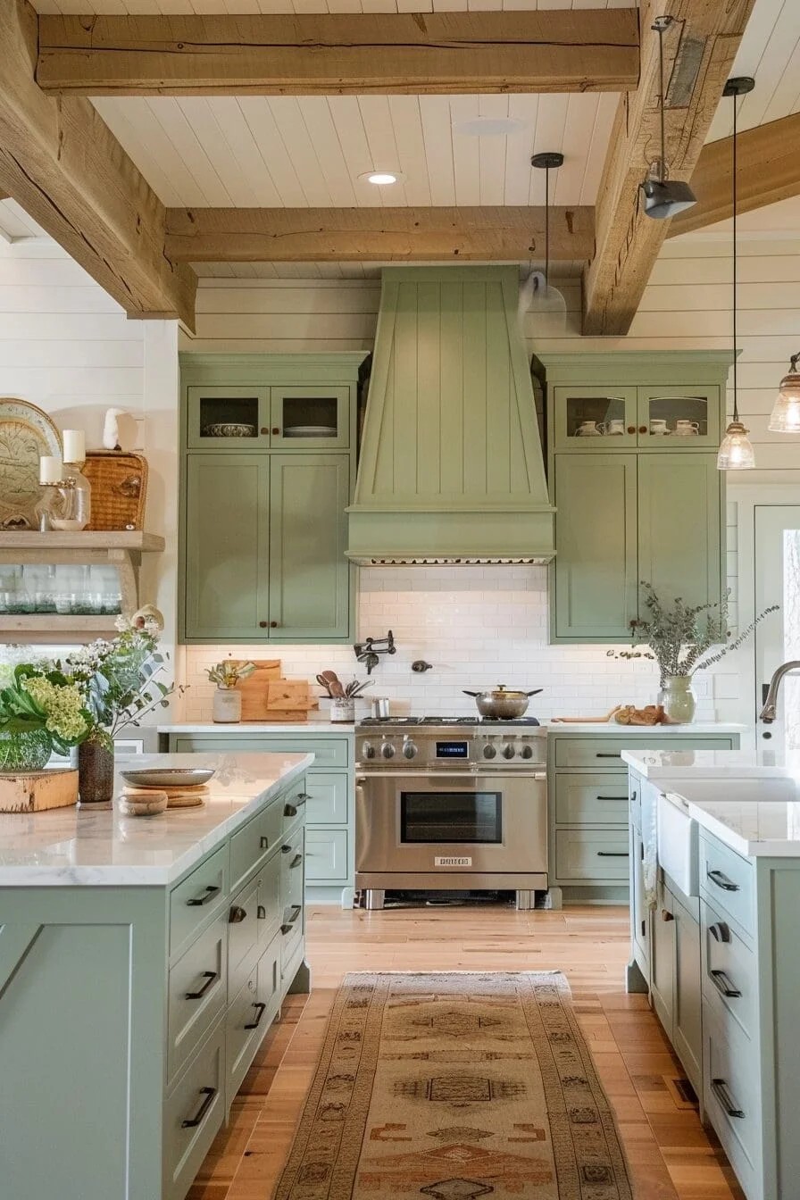 Sage Green Cabinets