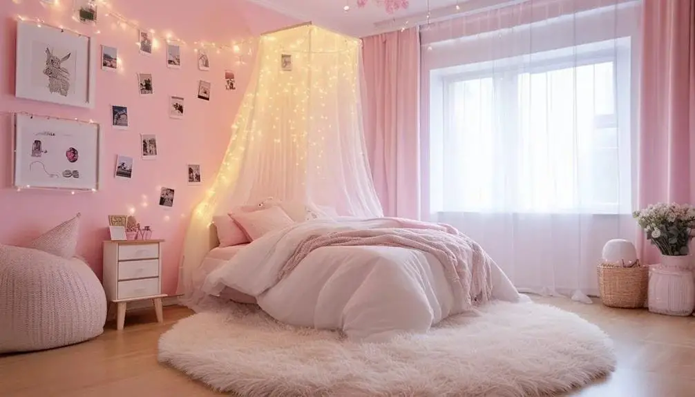 Pastel Pink Accent Wall