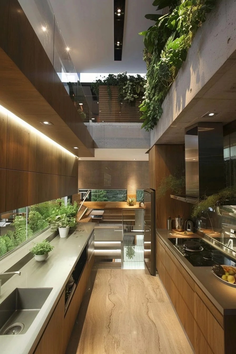 Indoor Herb Garden with Green Touch