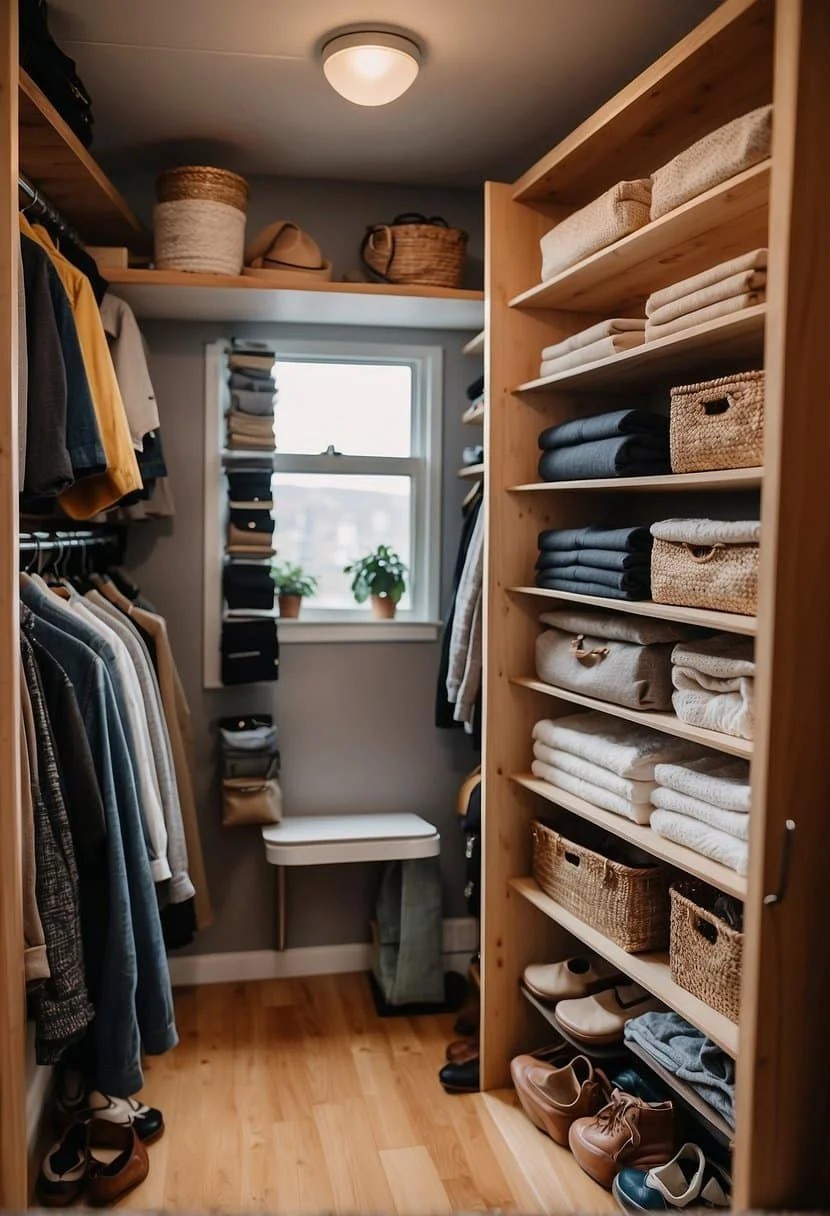 Optimize Tiny-House Closet Space with Organizers