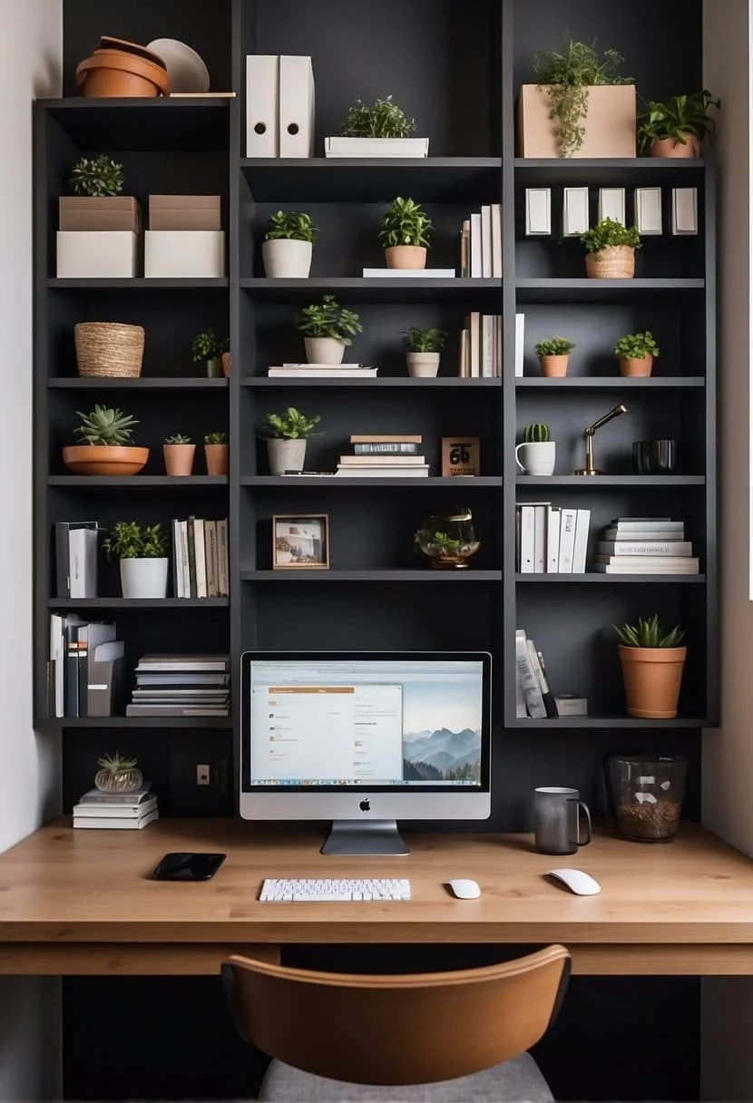 Employ A Retractable Desk For Space-Saving Organization