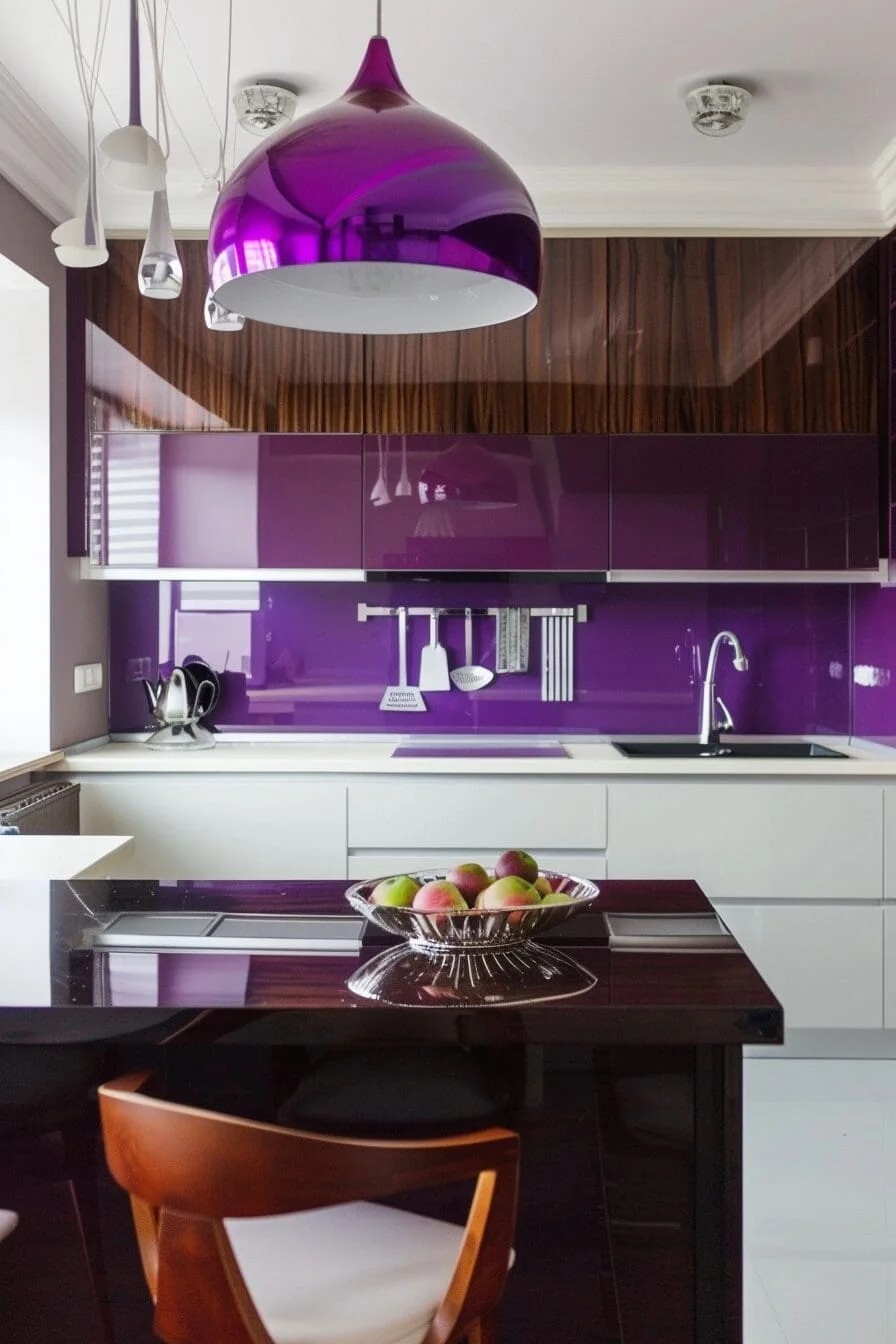 Violet Backsplash