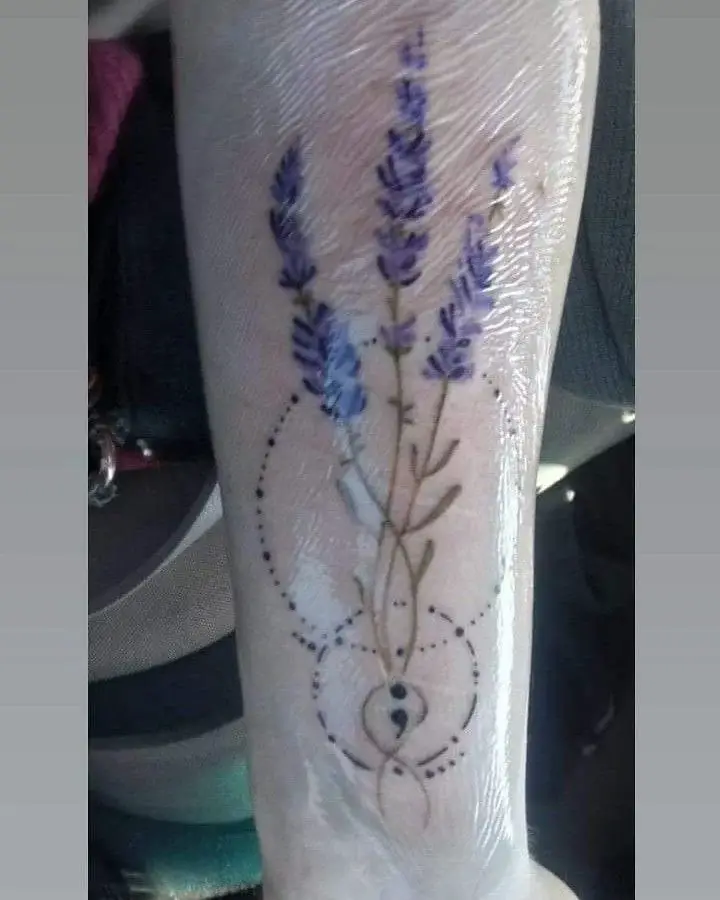 Lavender with a Semicolon