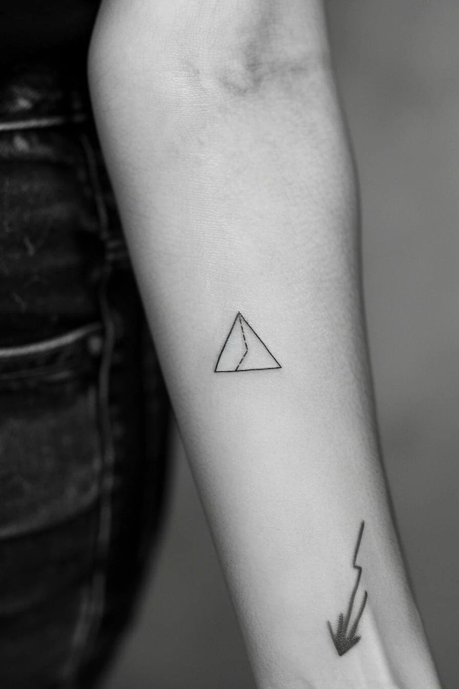 Triangle with a Line