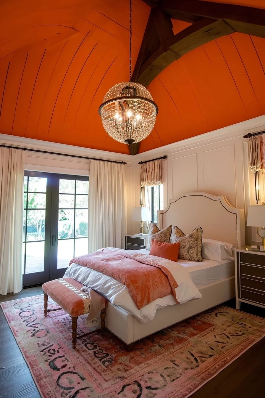 Paint the Ceiling a Bold Color