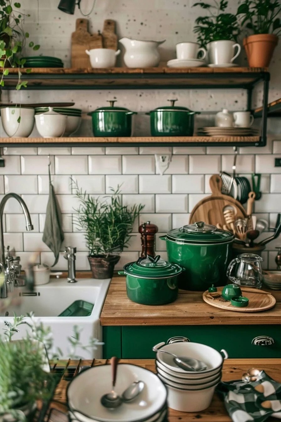 Green Dishware and Cookware