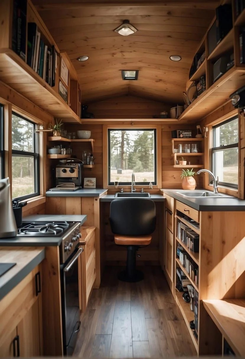 Install Pull-Out Cabinets for Efficient Tiny-House Storage