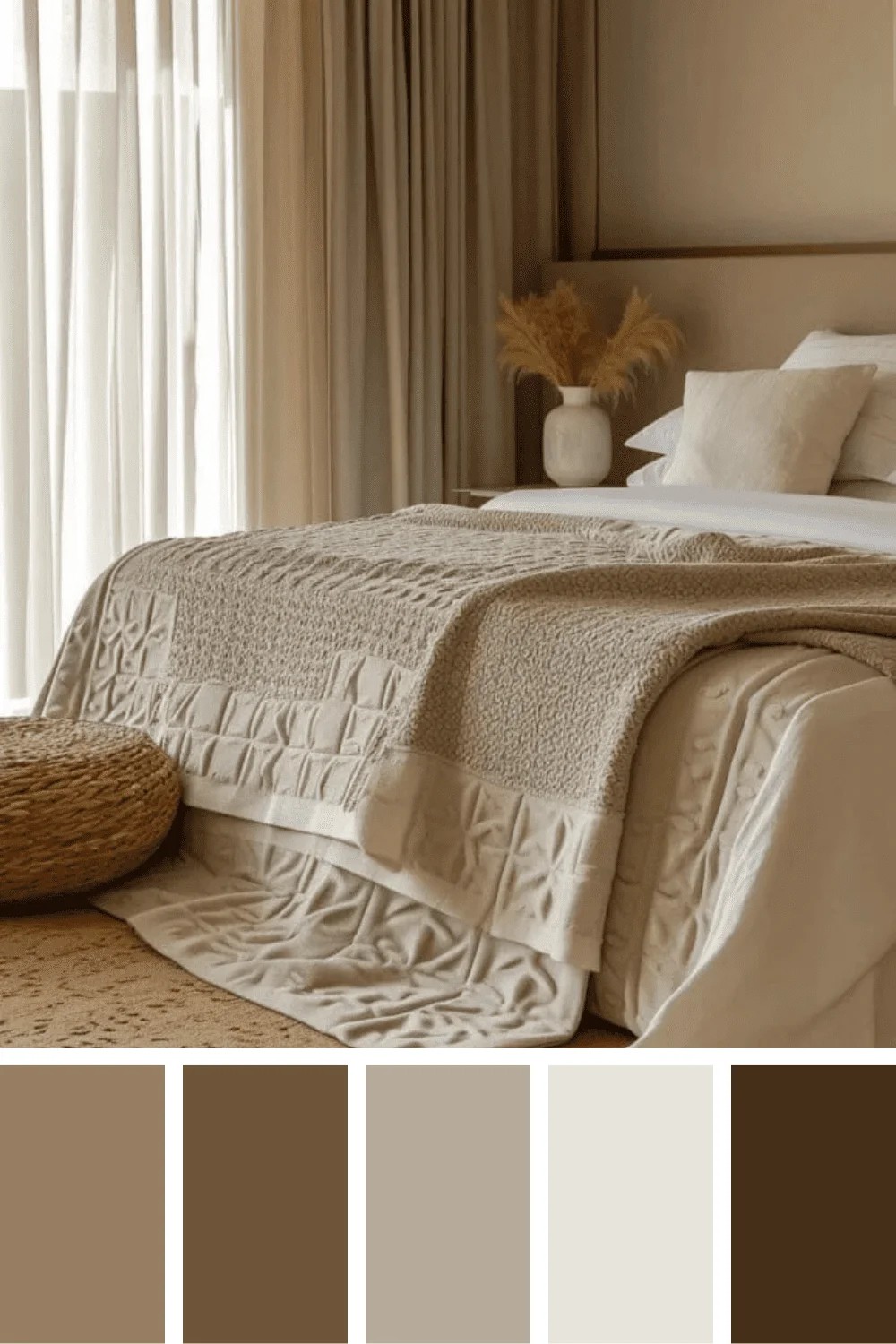 Bring A Beige-Themed Bedspread